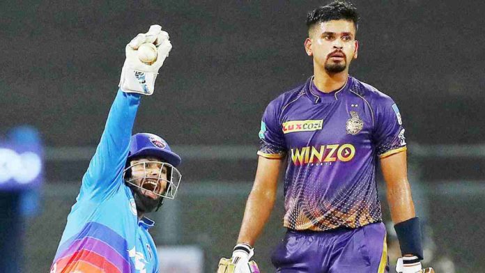 DC vs KKR Shreyas Iyer Rishabh Pant