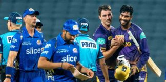 MI vs KKR Pat CUmmins Venkatesh Iyer