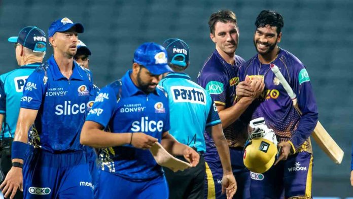 MI vs KKR Pat CUmmins Venkatesh Iyer