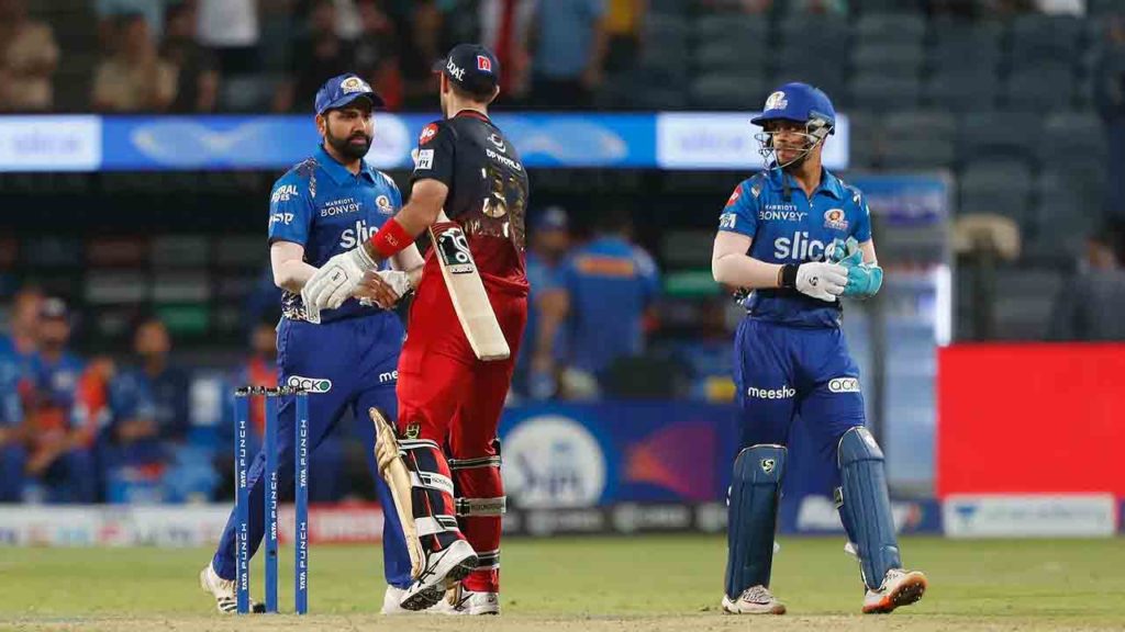 RCB vs MI Rohit Sharma