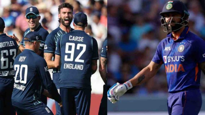 IND vs ENG Reece Toply Virat Kohli IND vs ENG Reece Toply Virat Kohli