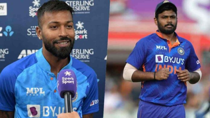 Hardik Pandya Sanju Samson
