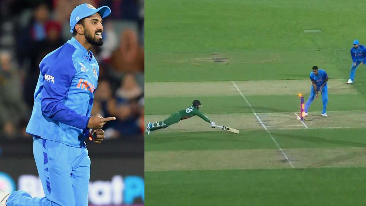 KL rahul Run Out