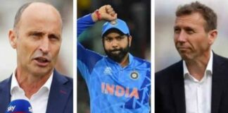Nasser Hussain Rohit Sharma Micheal Atherton