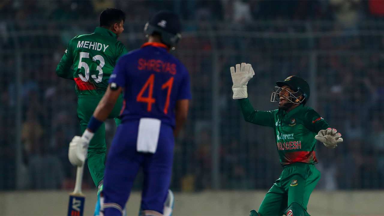 IND vs BAn Mushfiqar Rahim Shreyas Iyer