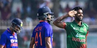 INd vs Ban Shreyas Iyer Ebodad Hussain