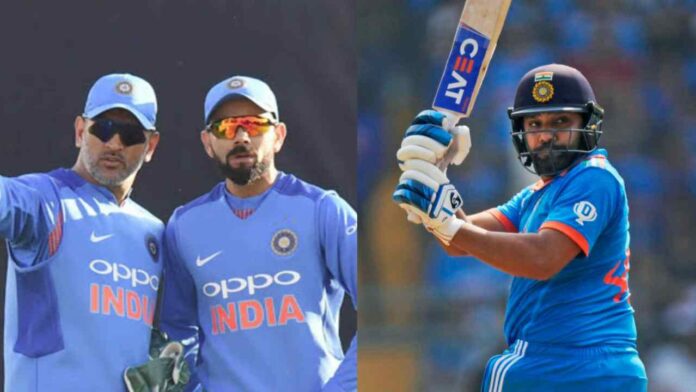 Rohit Sharma MS Dhoni and Kohli
