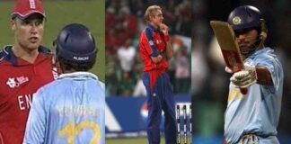 Yuvraj Singh Stuart Broad