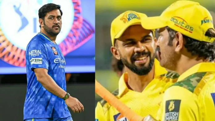 Dhoni and Ruturaj