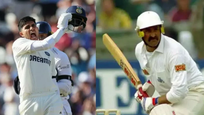 Shubman Gill and Graham Gooch Shubman Gill and Graham Gooch