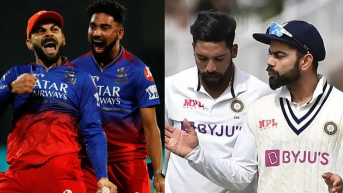 Siraj and Kohli