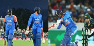 9.4 ஓவரில் 97 ரன்ஸ்.. மழையால் முடிந்த முதல் டி20யில் இந்தியா அசத்தல்.. ரோஹித்துக்கு பின் சூரியகுமார் சாதனை IND vs AUS 2