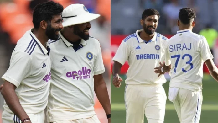 Siraj and Bumrah Siraj and Bumrah