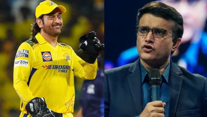 Ganguly and Dhoni