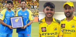 Ayush Mhatre and Dhoni