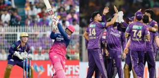 RR vs KKR