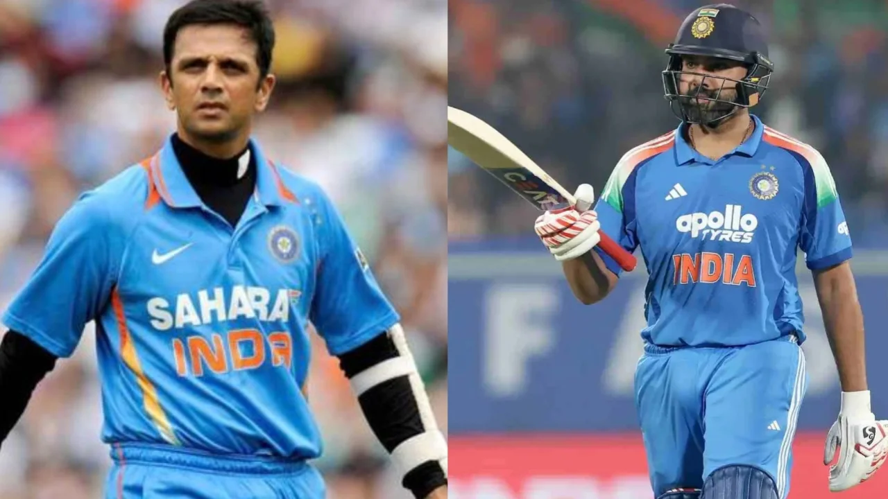 Rohit Sharma and Rahul Dravid