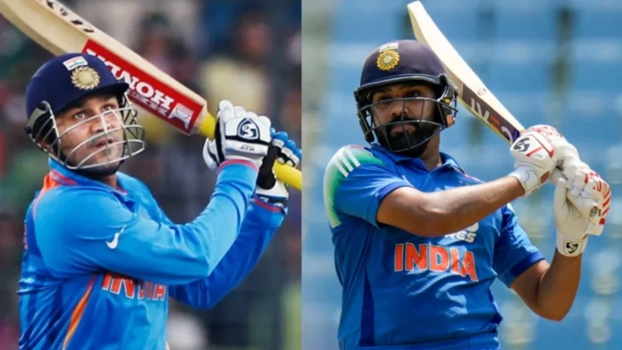 Rohit Sharma and Sehwag Rohit Sharma and Sehwag