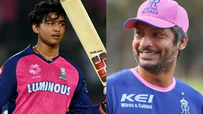 Vaibhav Sooryavanshi and Sangakkara