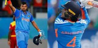 Abhishek Sharma and Raina