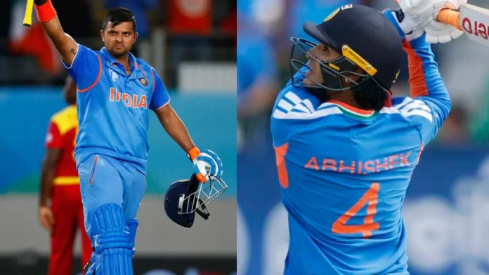 Abhishek Sharma and Raina Abhishek Sharma and Raina